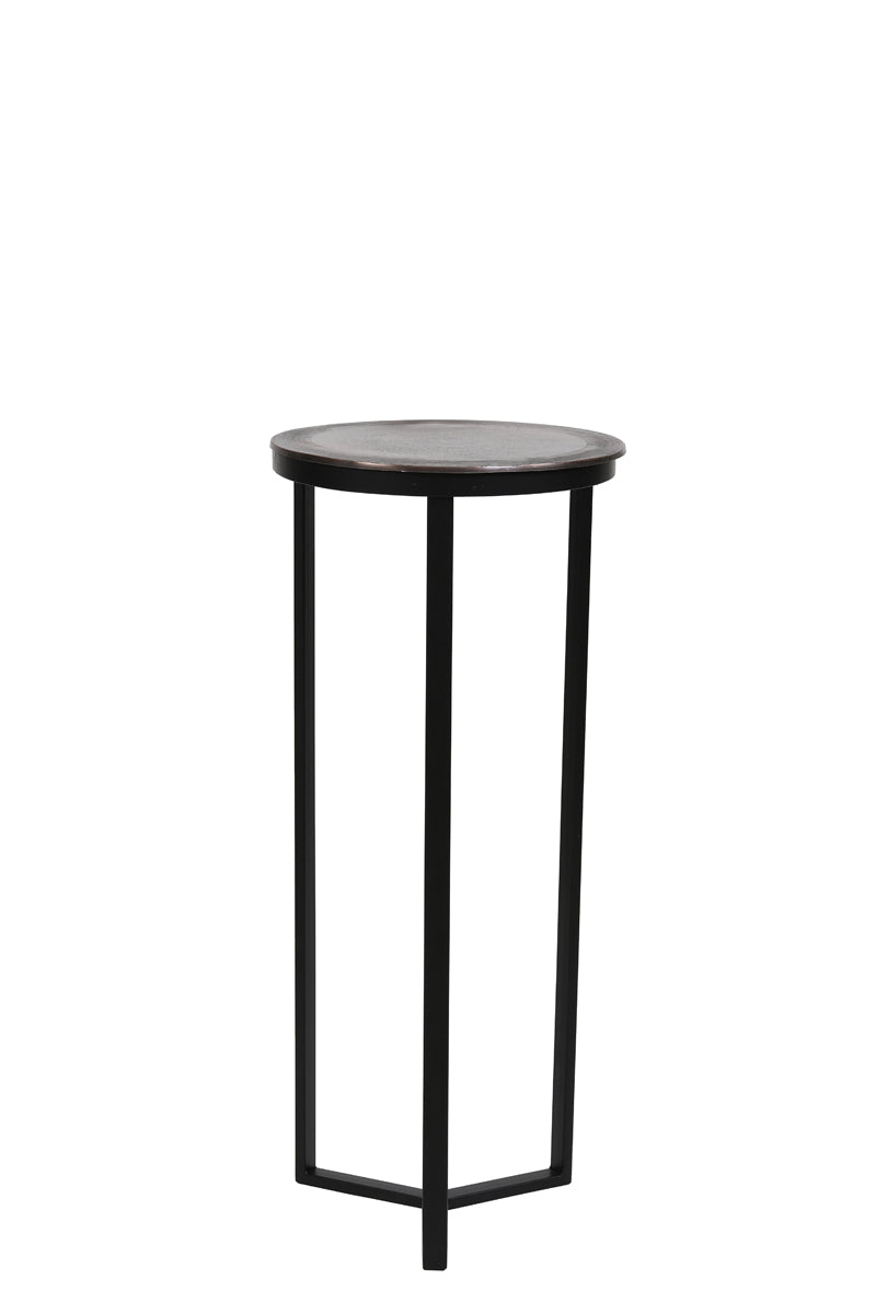 Antique Copper and Black Pillar Ø35x81 cm Decor Piece