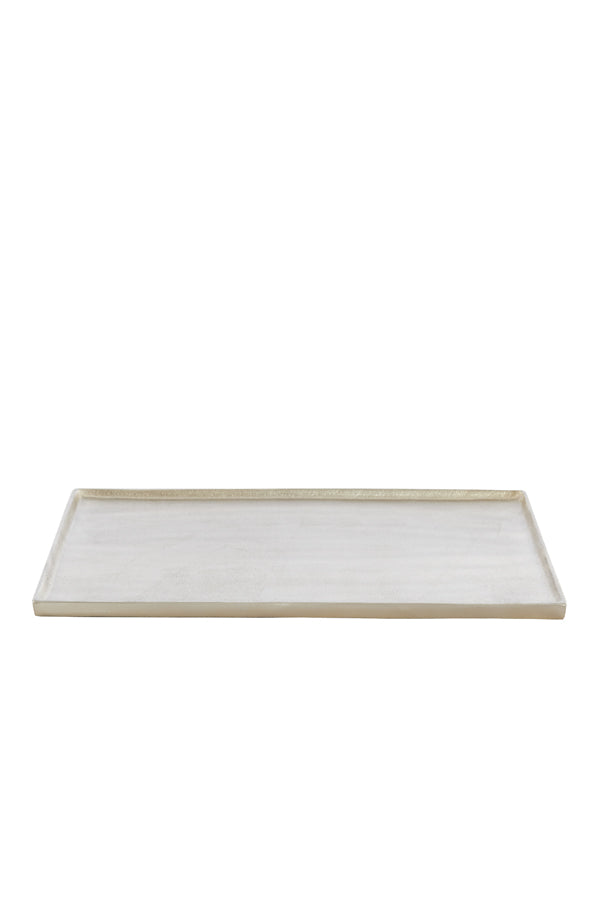 Lustrous Gold Decorative Dish 39.5x39.5x1.5 cm