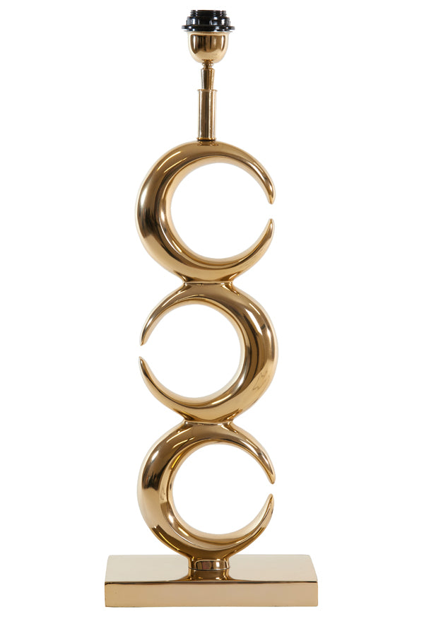 Elegant Light Gold Maan Lamp Base 23x13x65 cm