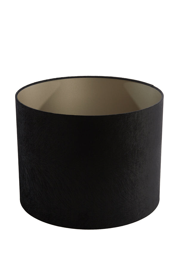 Elegant Black Lubis Cylinder Lampshade 50x50x38 cm