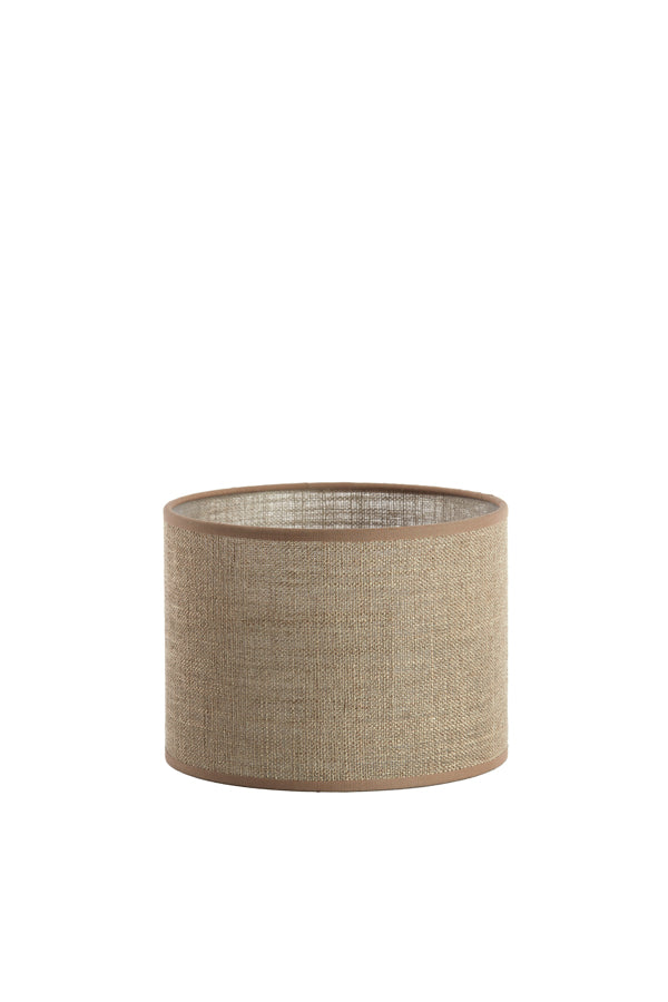 Caden Beige Lampshade - 20x20x15 cm Cylindrical Design