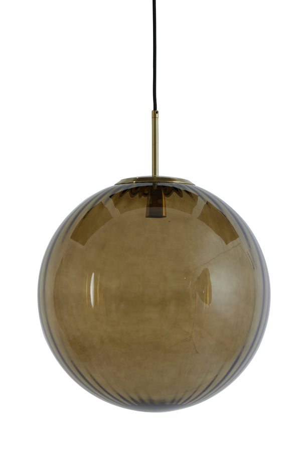 Golden-Bronze Glass Pendant Lamp Ø48 cm Magdala Design