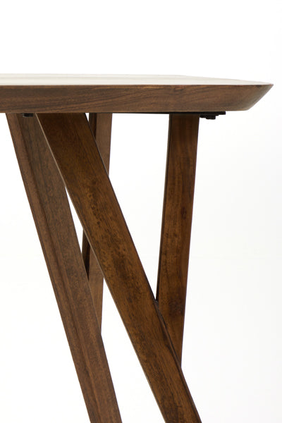 Acacia Wood Console 160x44x82 cm - Quenza Collection