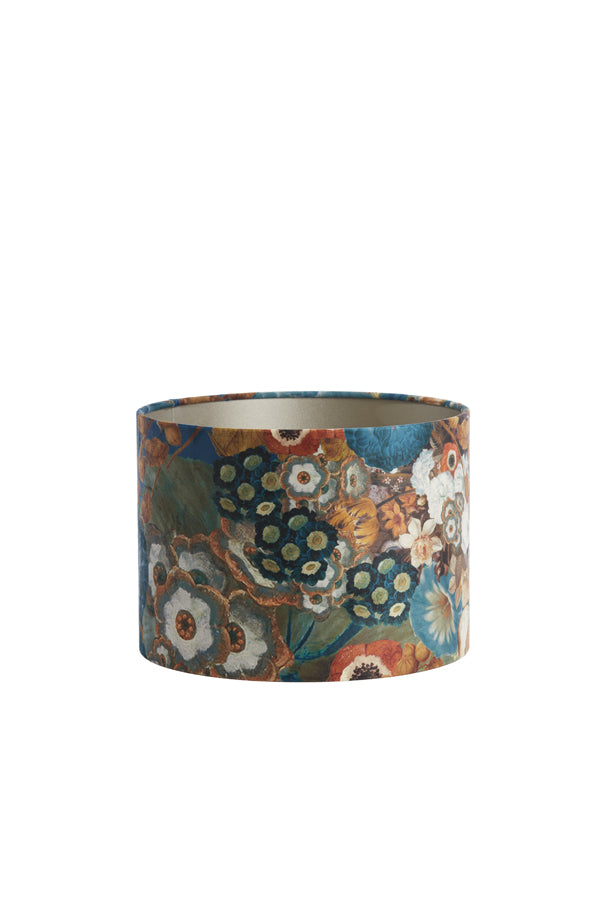 Bloom Blue Cylinder Lampshade 25x25x18 cm