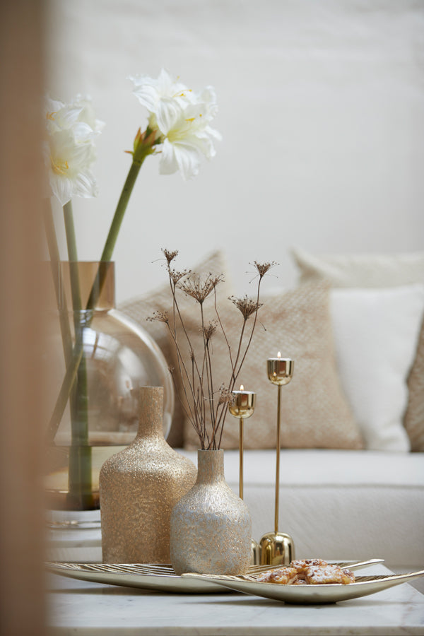 Gleaming Gold Kandy Candle Stand 35.5 cm