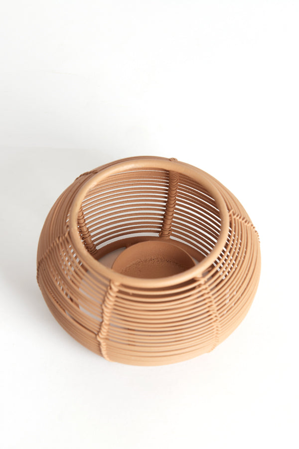 Peach Matte Tealight Holder Ø11x7 cm Biano Design