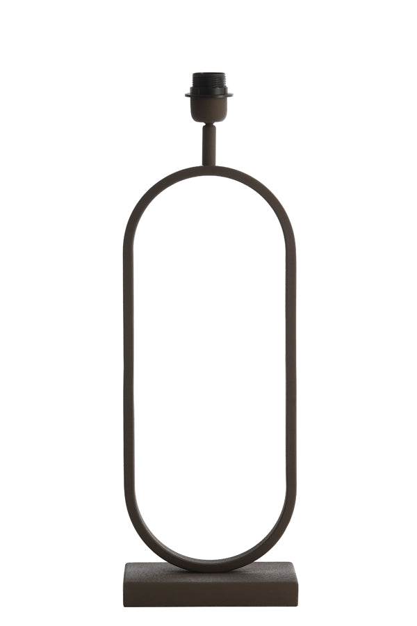 Rustic Elegance: Jamiri Brown Lamp Stand 20x13x55 cm