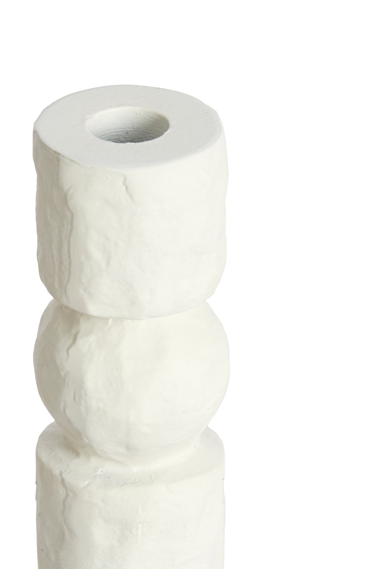 Elegant 25cm Cream Candle Holder