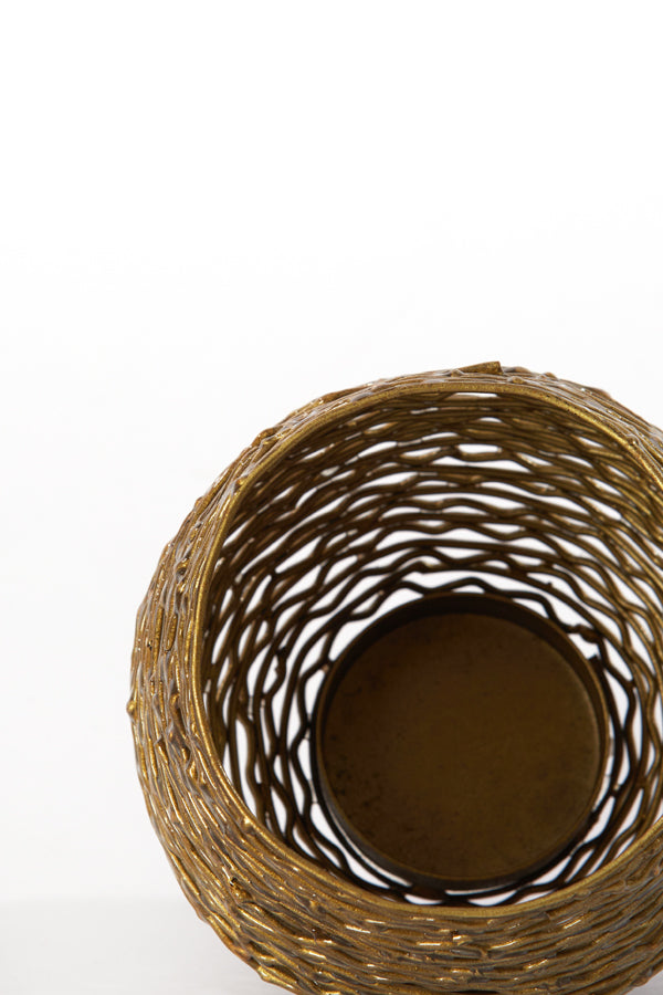 Sabana Antique Bronze Tealight Holder Ø10x9.5 cm