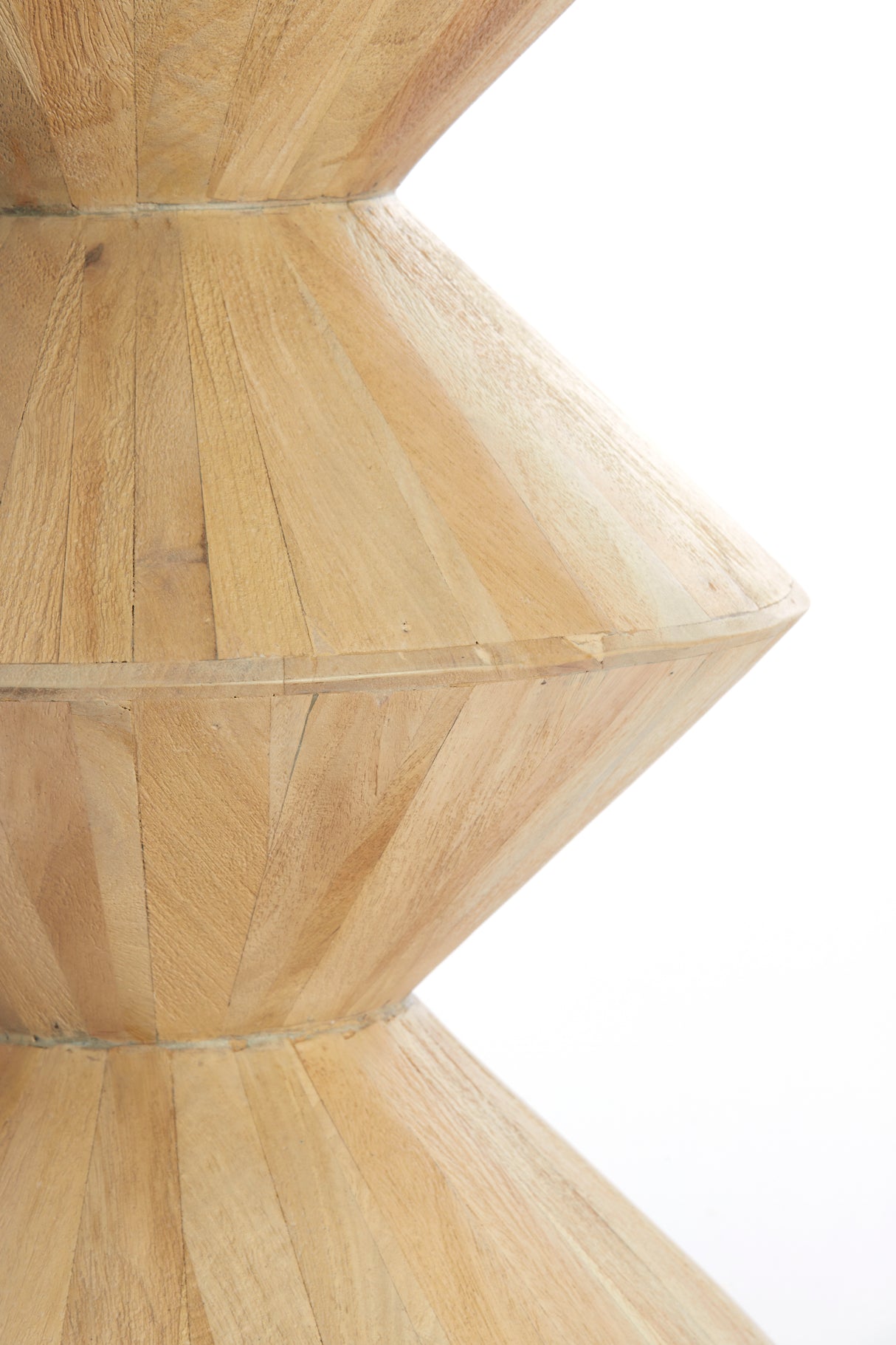 Mango Wood Round Accent Table 45x60 cm - Larus Design