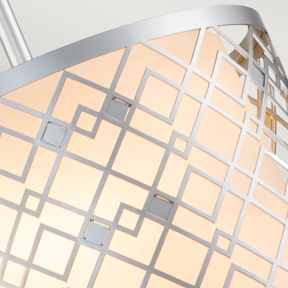 Ziggy 1lt Small Pendant - Lacquered Silver Lacquered Silver