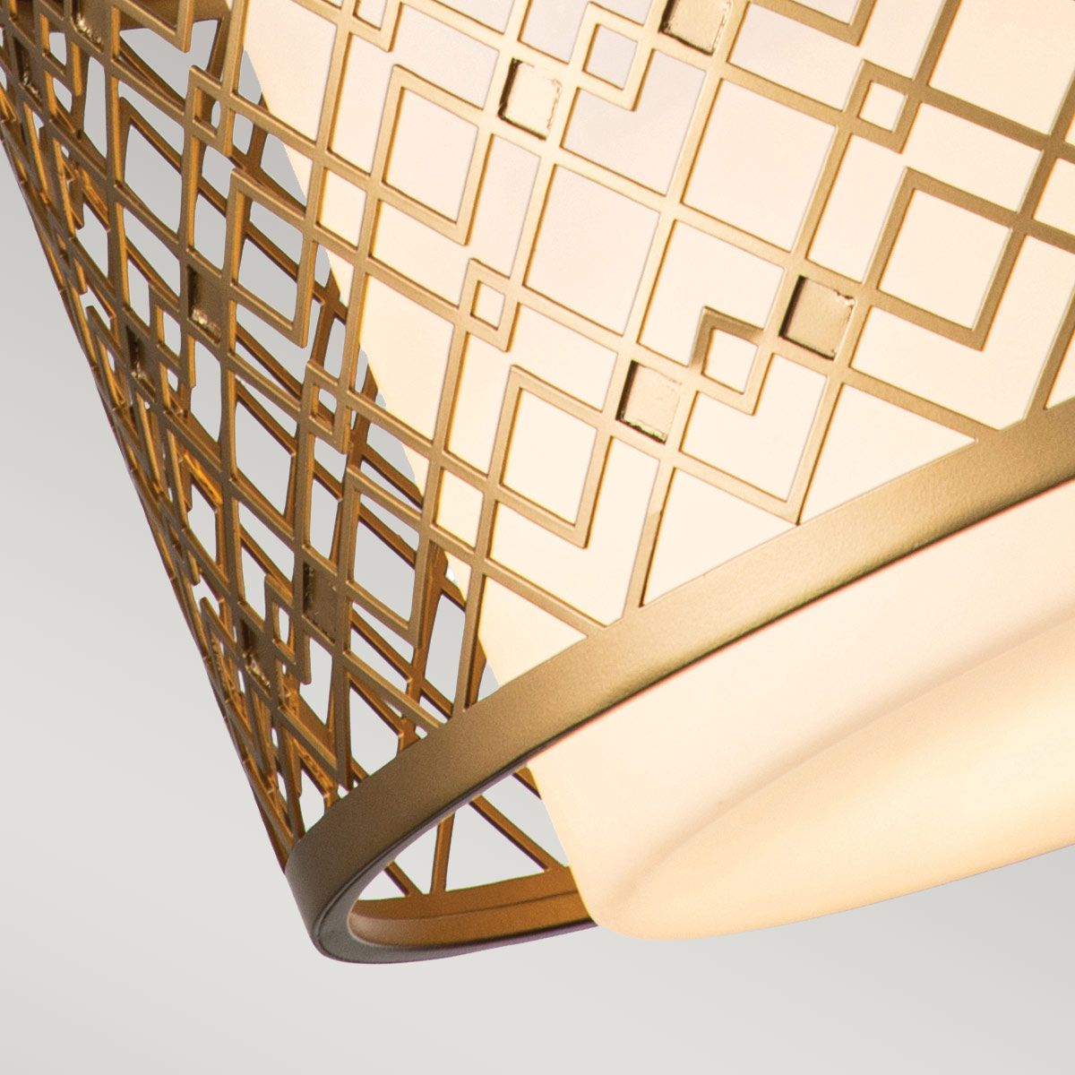 Ziggy 2lt Medium Pendant - Lacquered Gold Lacquered Gold