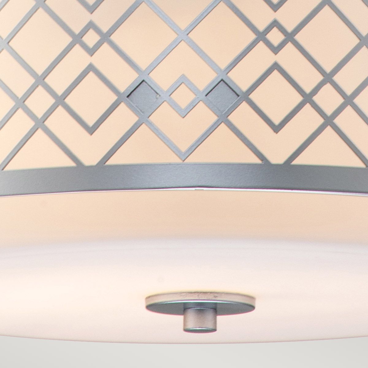 Ziggy 2lt Medium Pendant - Lacquered Silver Lacquered Silver