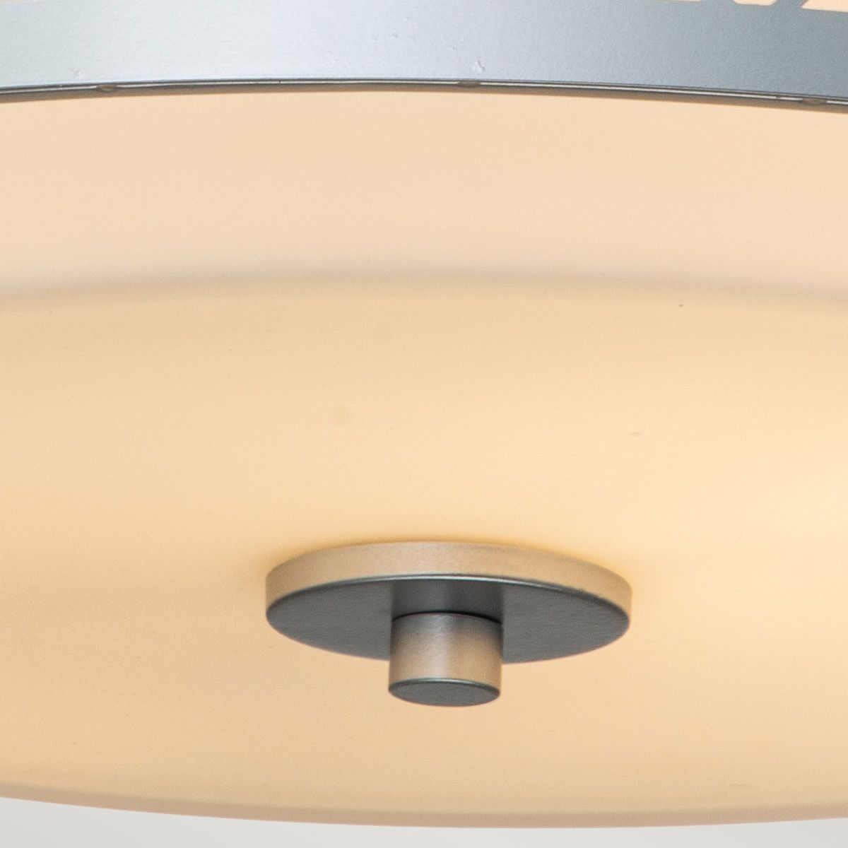 Ziggy 2lt Medium Flush - Lacquered Silver Lacquered Silver