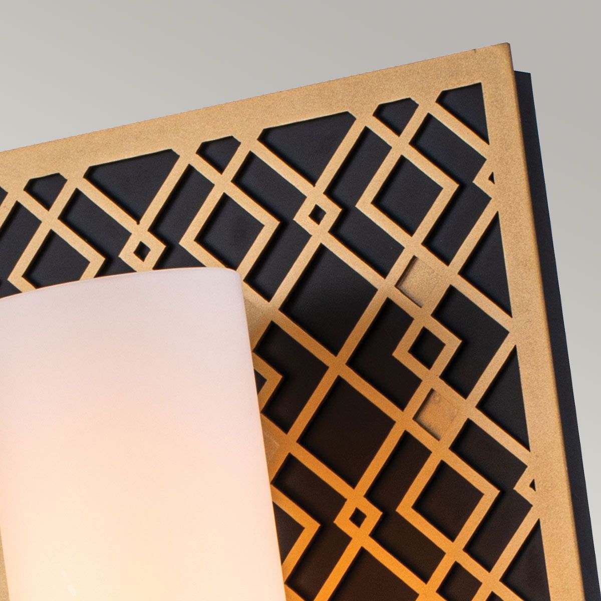 Ziggy 1lt Wall light - Lacquered Gold Lacquered Gold