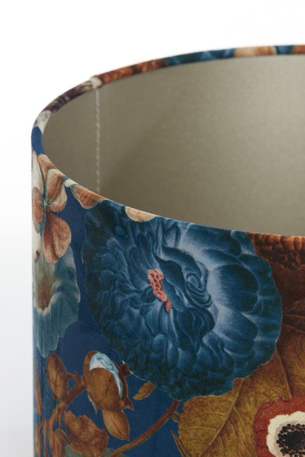 Bloom Blue Cylindrical Shade 30x30x21 cm