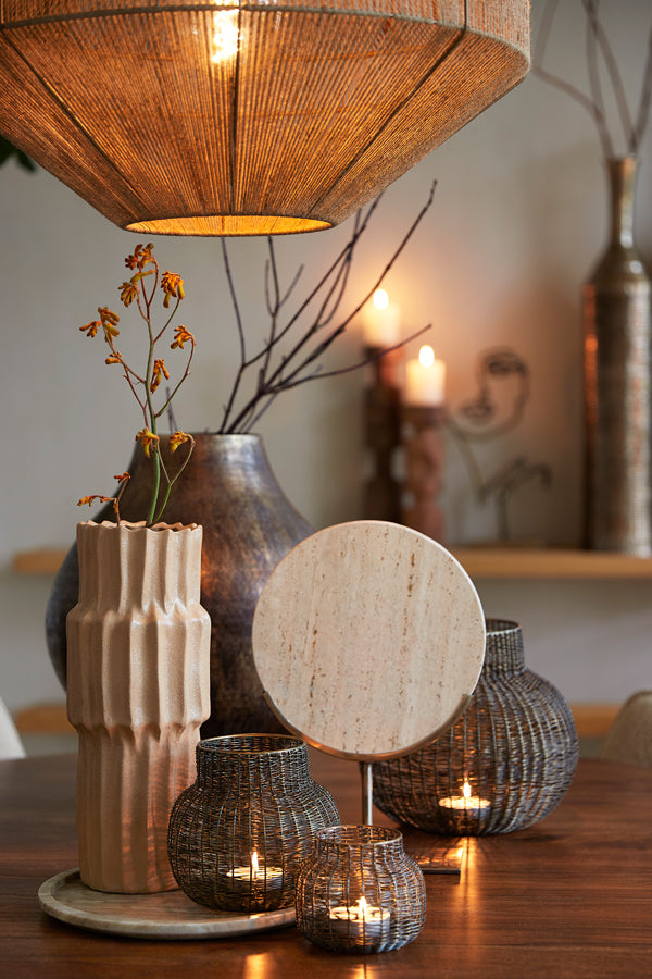 Antique Bronze Valery Tealight Holder Ø12x10 cm