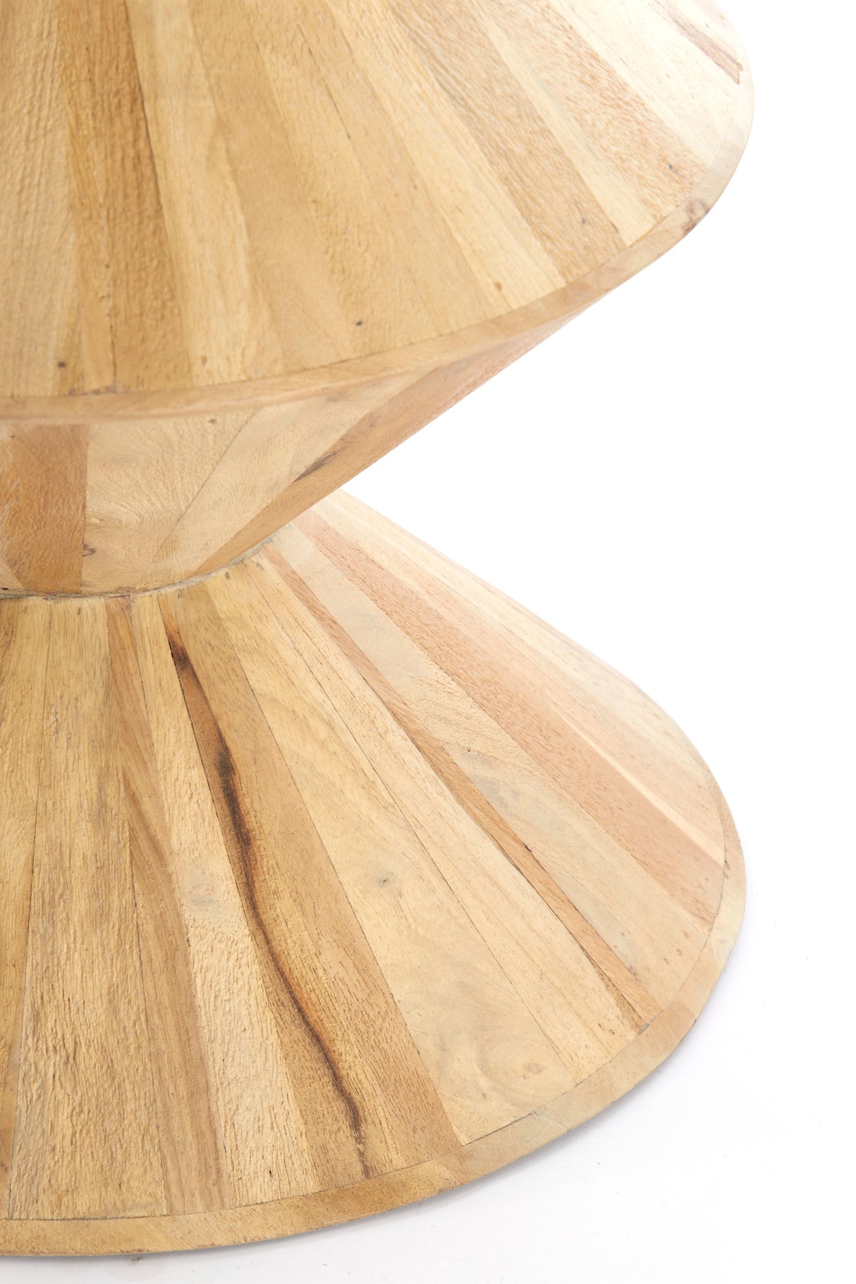Mango Wood Round Accent Table 45x60 cm - Larus Design