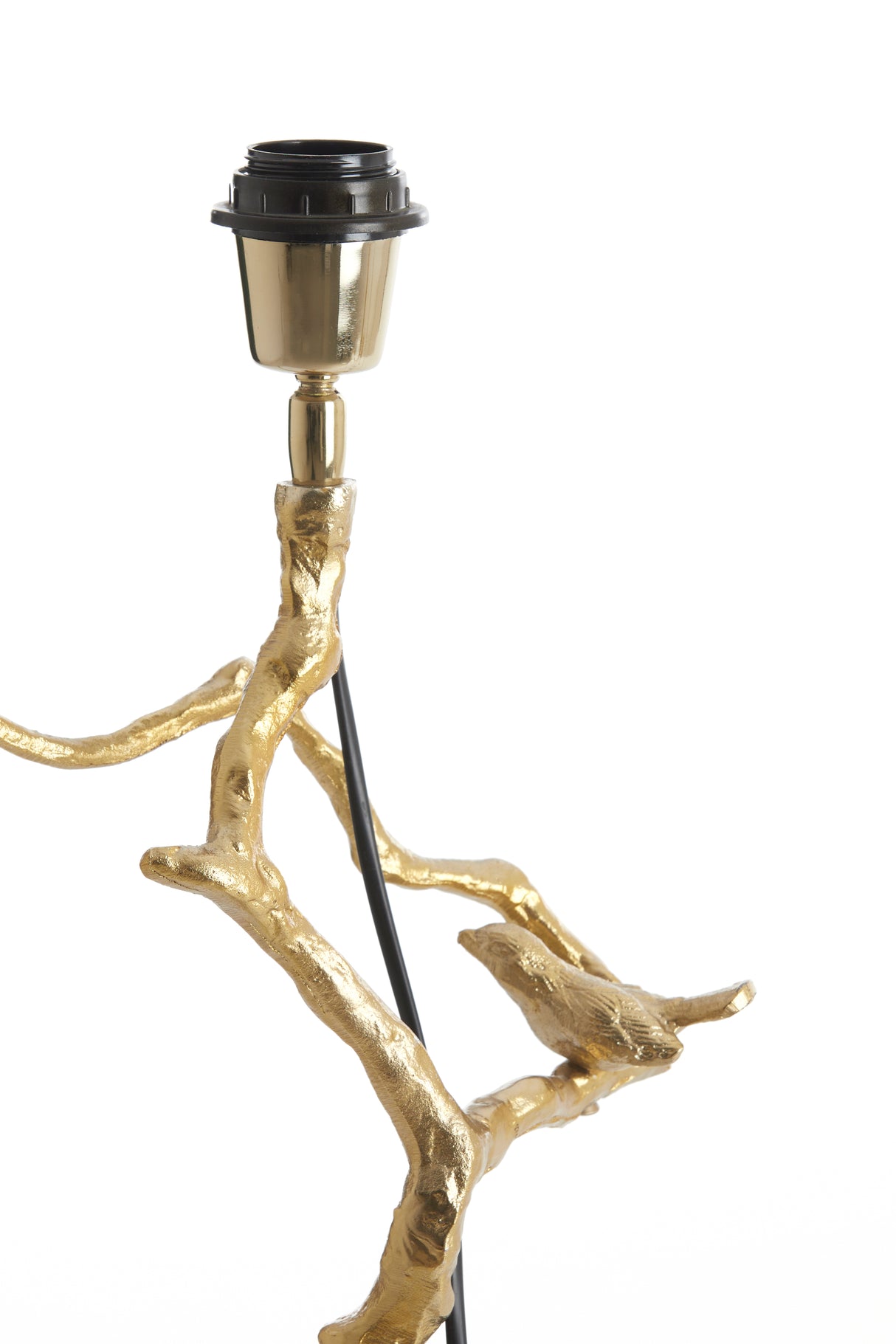 Golden Bird Lamp Base: Elegant 26x18x62 cm Design
