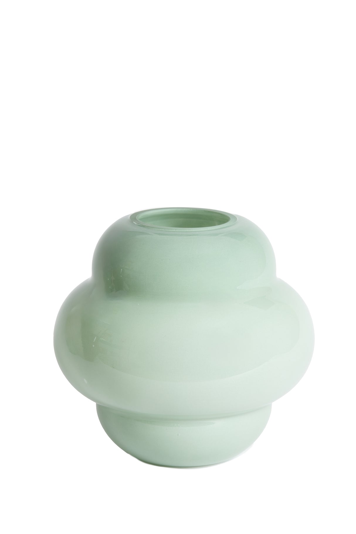 Mint Green Ylien Glass Vase 22x20 cm