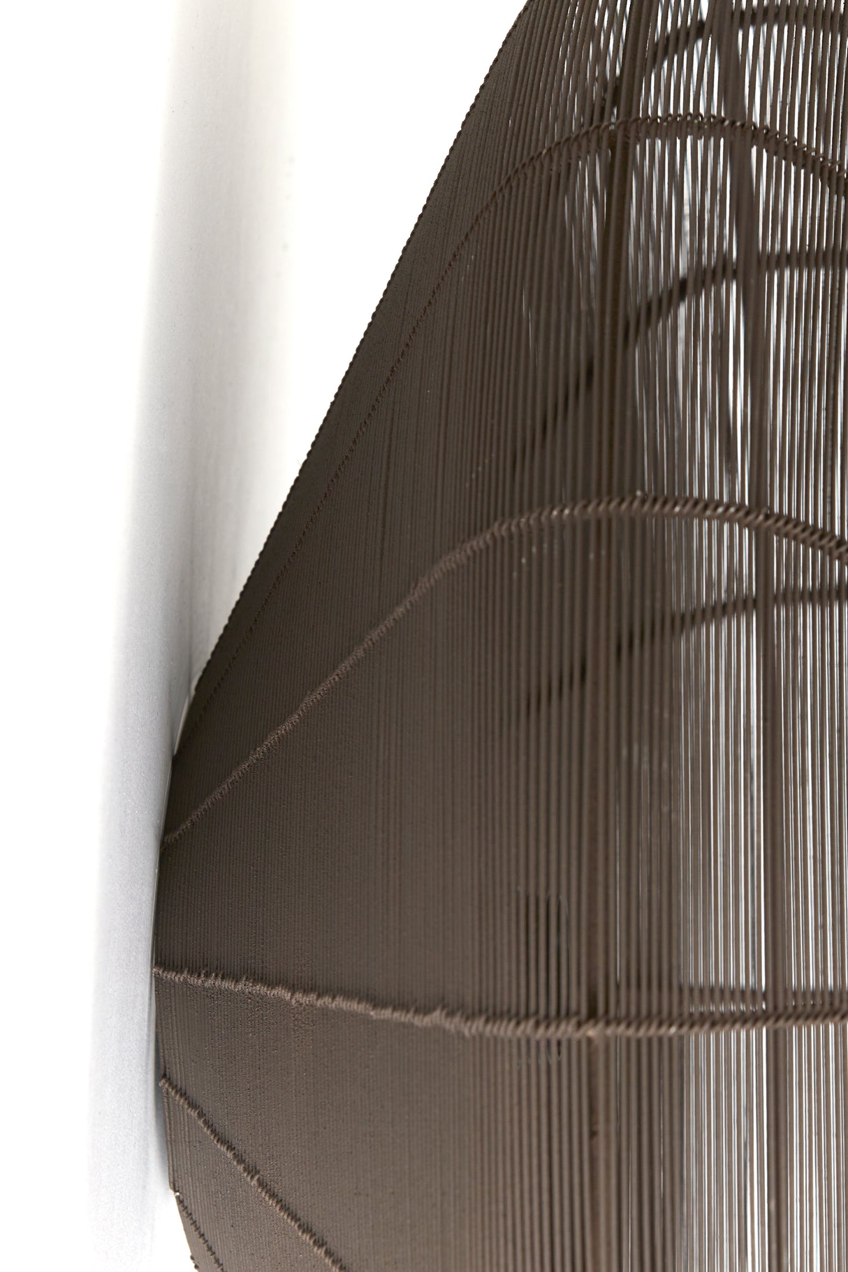 Modern Matt Dark Brown Pendant Light Ø40x17 cm