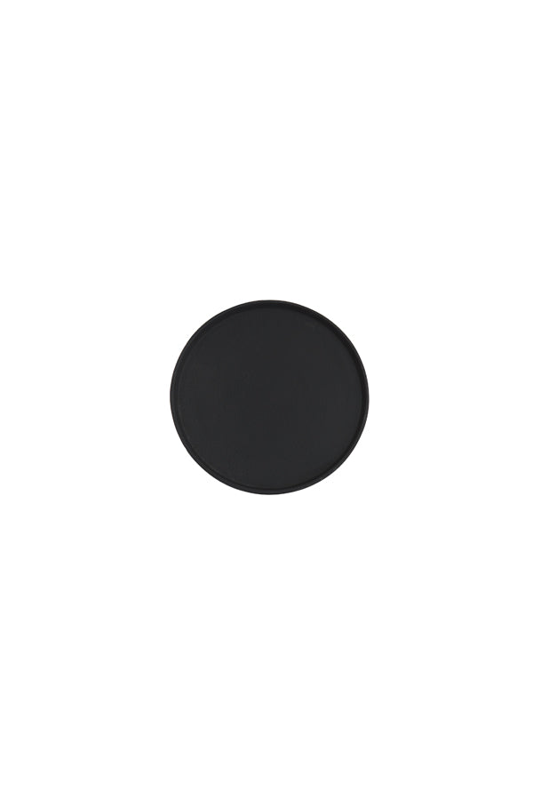 Maes Black Ceramic Plate - 21.5cm Diameter