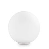 Mapa Modern White Glass Table Lamp - 40cm Diameter