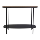 Etoile Console Table Mocha Effect and Matt Black