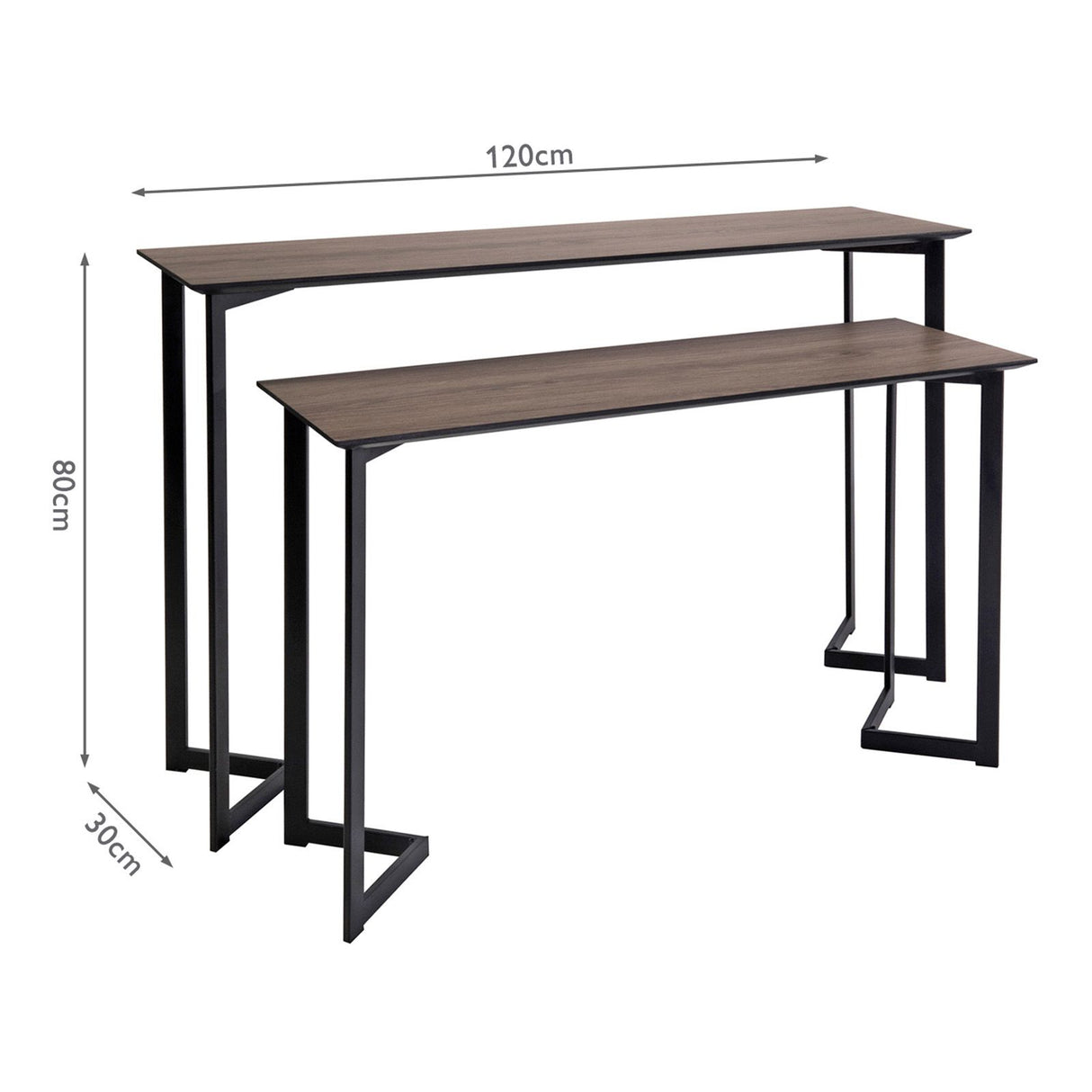 Lulani Nested Console Tables Mocha