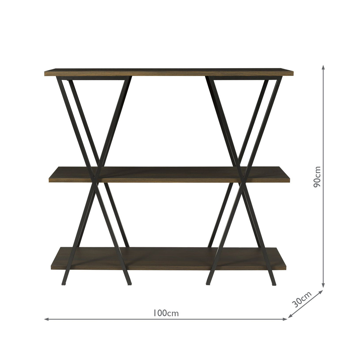 Odart Shelves Mocha Effect and Matt Black