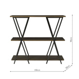 Odart Shelves Mocha Effect and Matt Black