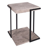 Royan Square Table Concrete Effect