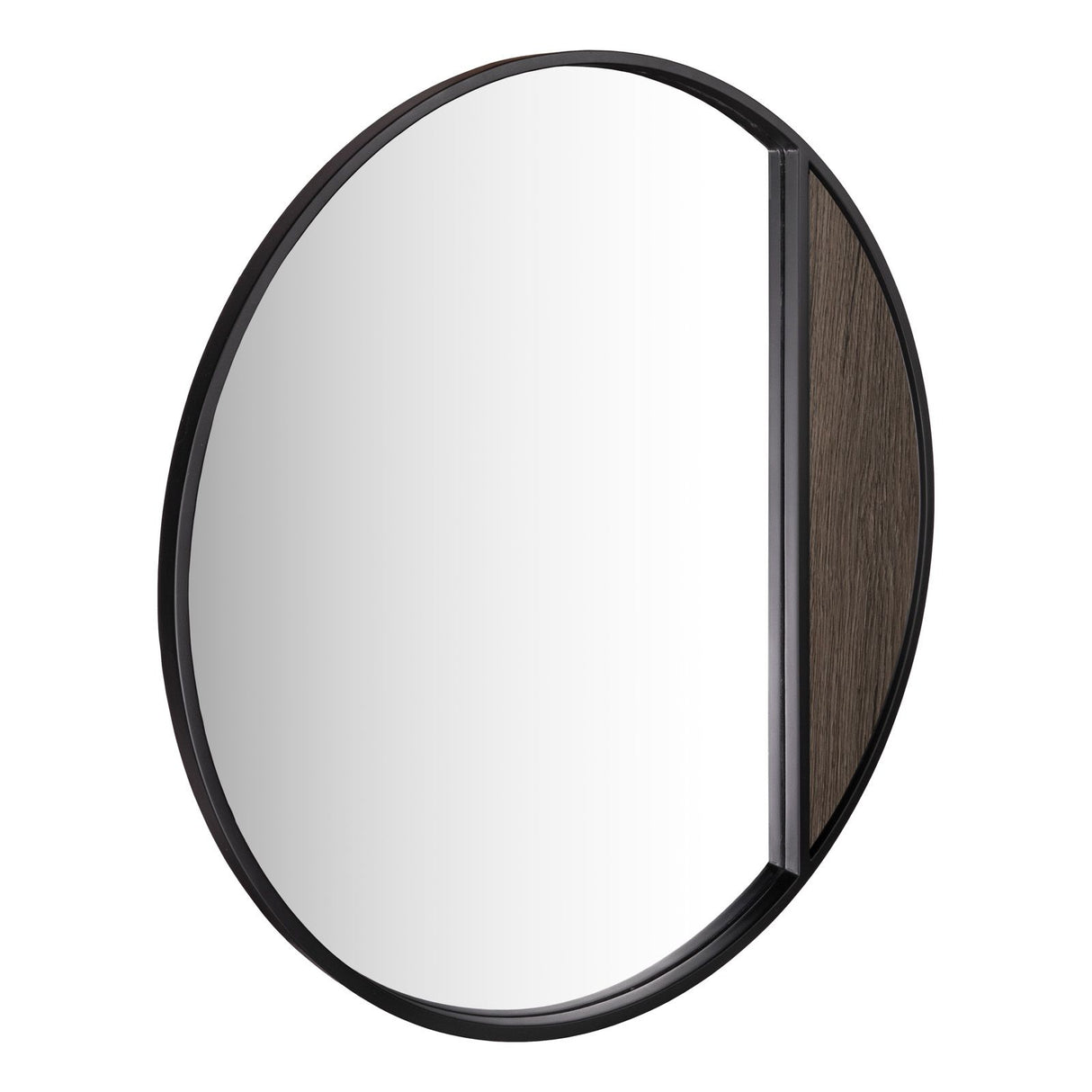 Rasmus Mirror Mocha Effect and Matt Black 80cm