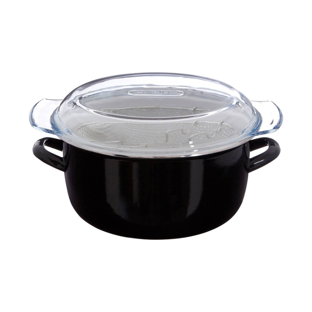 Telo Black Enamel On Steel Deep Fryer