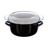 Telo Black Enamel On Steel Deep Fryer