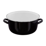 Telo Black Enamel On Steel Deep Fryer