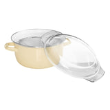 Telo Cream Enamel On Steel Deep Fryer