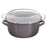 Telo Grey Enamel Deep Fryer