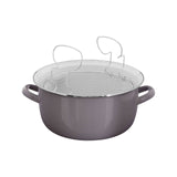 Telo Grey Enamel Deep Fryer