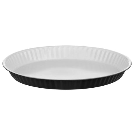 Ecocook Black Low Flan Dish