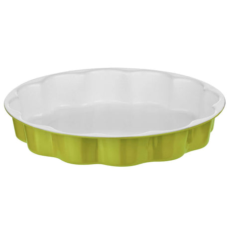 Ecocook Lime Green Flan Dish