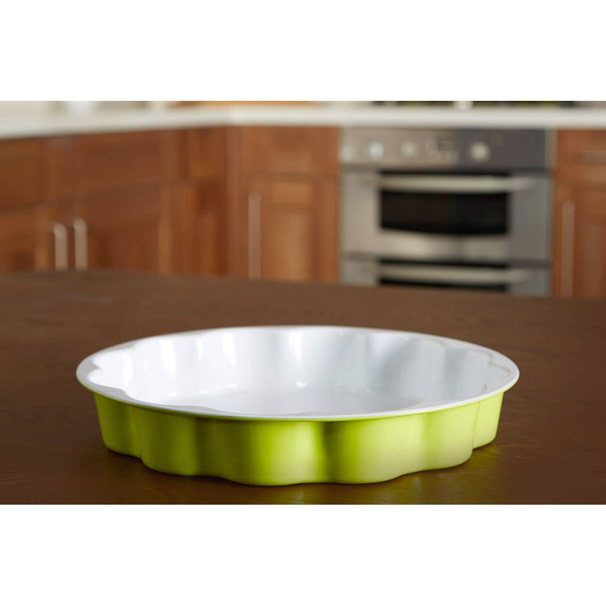 Ecocook Lime Green Flan Dish