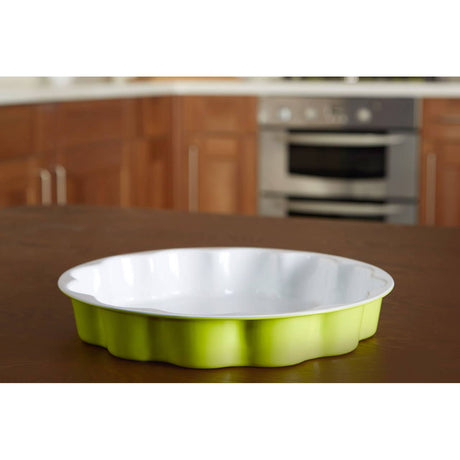 Ecocook Lime Green Flan Dish
