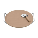 Pizza Stone And Cutter Small Set