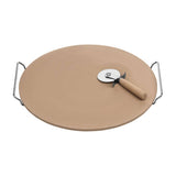 Pizza Stone And Cutter Large Set