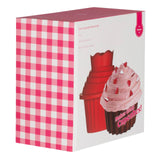 3Pc Red Giant Cupcake Set