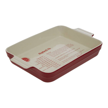 From Scratch Red Stoneware 3300ml Oven Dish
