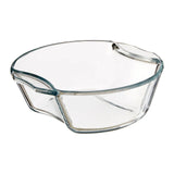 Small Round Glass Casserole Dish