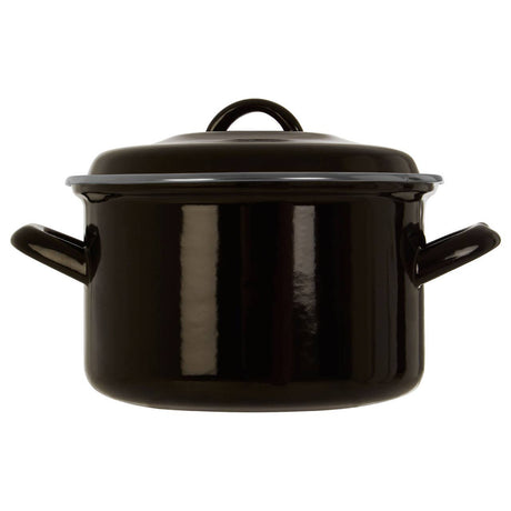 Porter Small Black Casserole Dish