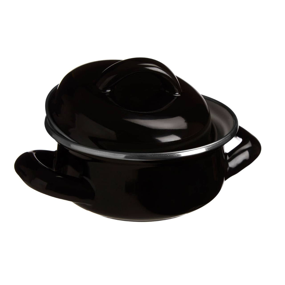 Porter Black Enamel Mini Casserole Dish